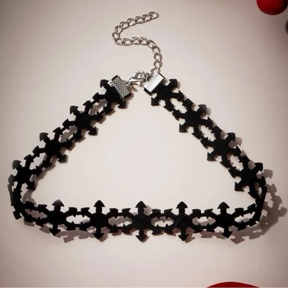 🖤 Awesome geometric Fun pattern choker 🖤 - Picture 7 of 7